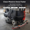 Dapper Supply DP-RAFS1234 Battery Powered Ride-On Commercial Floor Scrubber Machine, 30