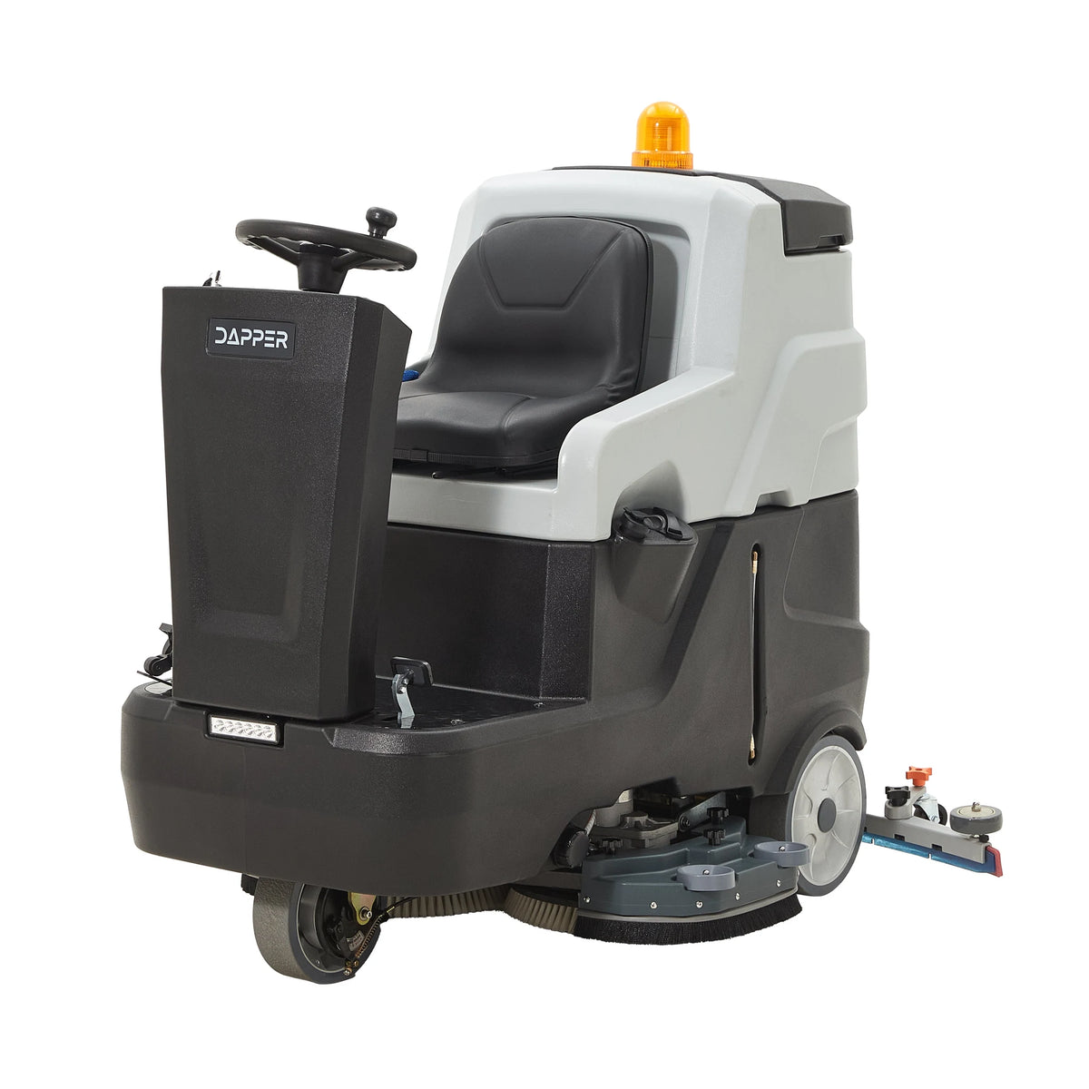 Dapper Supply DP-RAFS1235 Ride-On Floor Scrubber – 38" Brush, 48" Squeegee, 84,000 SF/Hr