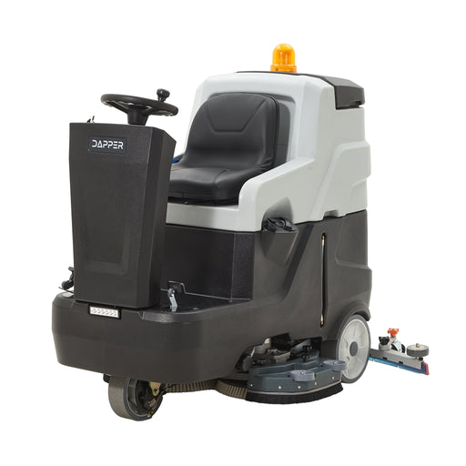 Dapper Supply DP-RAFS1235 Ride-On Floor Scrubber – 38" Brush, 48" Squeegee, 84,000 SF/Hr