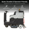 Dapper Supply DP-RAFS1235 Battery Powered Ride-On Commercial Floor Scrubber Machine, 38