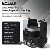 Dapper Supply DP-RAFS1238 ride-on floor scrubber – view 7