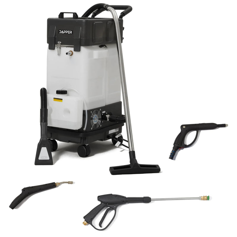 Dapper Supply DP-RCS1210 All-In-One Restroom Cleaning Machine – Rinse, Steam, Vacuum, Blower