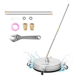 Dapper Supply DP-SPW1114 Pressure Washer Surface Cleaner – 15" Path, 4000 PSI, 2 Extension Wands