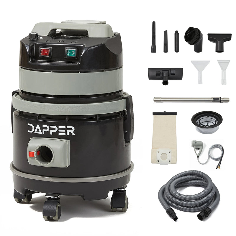 Dapper Supply DP-UCE1226 Wet/Dry Spot Extractor – 1,000W, 100 CFM, 3-Gal Recovery