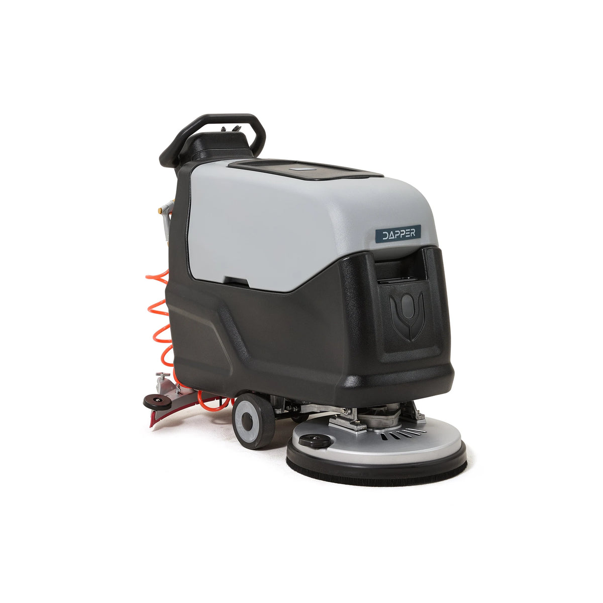 Dapper Supply DP-WBFS1218 Walk-Behind Floor Scrubber – 20" Brush, 31.5" Squeegee, 14.5 Gal