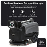 Dapper Supply DP-WBFS1240 walk-behind floor scrubber – view 4