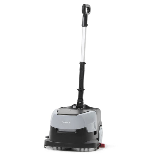 Dapper Supply DP-WPFS1204 Mini Automatic Floor Scrubber – 15" Cleaning Width, Walk-Behind