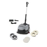 Dapper Supply DP-WPFS1204 Mini Automatic Floor Scrubber – 15" Cleaning Width, Walk-Behind