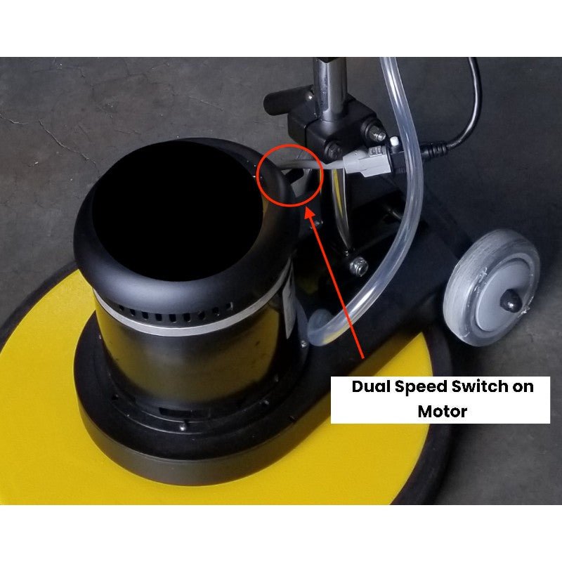 Hawk 13" 2-Speed Extra Heavy Duty Professional Floor Machine 165/300 RPM - US Cleaning Tools