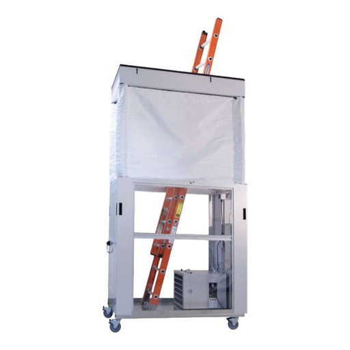 Room Pressure Monitor Cart - Dust Containment With Air Scrubber