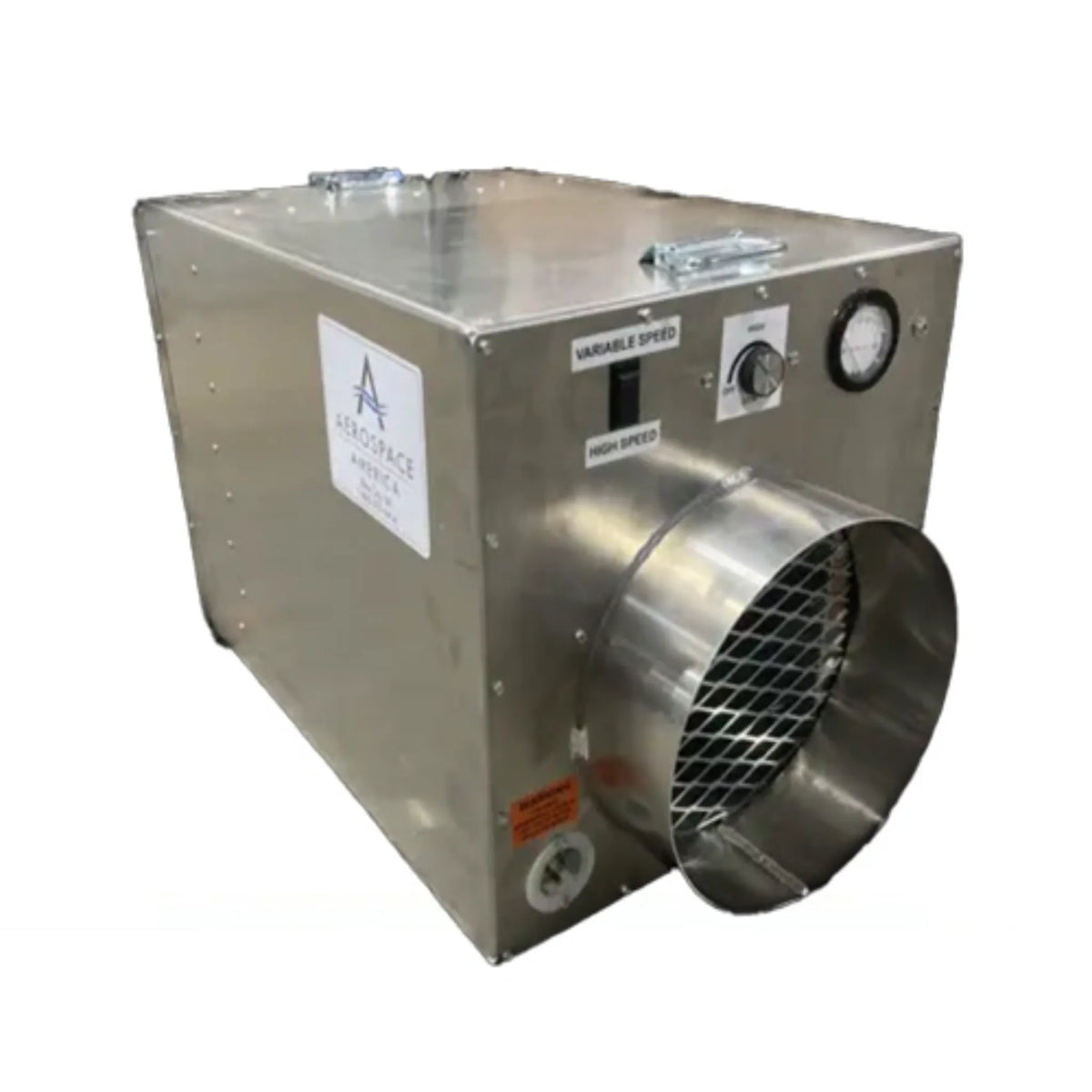 Aerospace America Aero1000V Variable Speed HEPA Air Scrubber – 1000 CFM, 1/2 HP, 70 lbs
