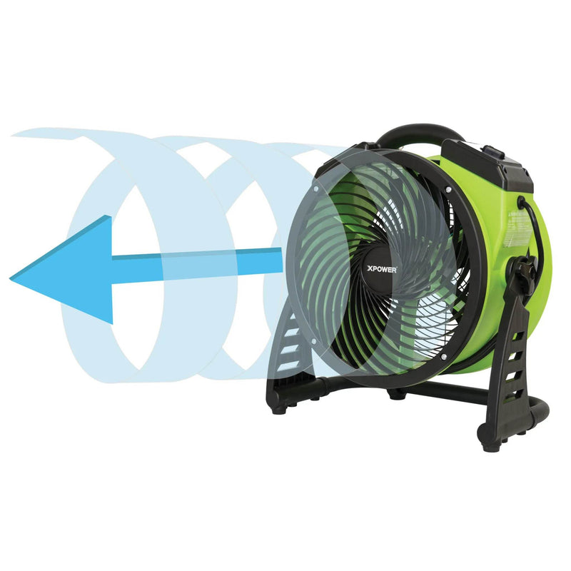 XPOWER FC-200 Multipurpose 13” Pro Air Circulator Utility Fan - US Cleaning Tools