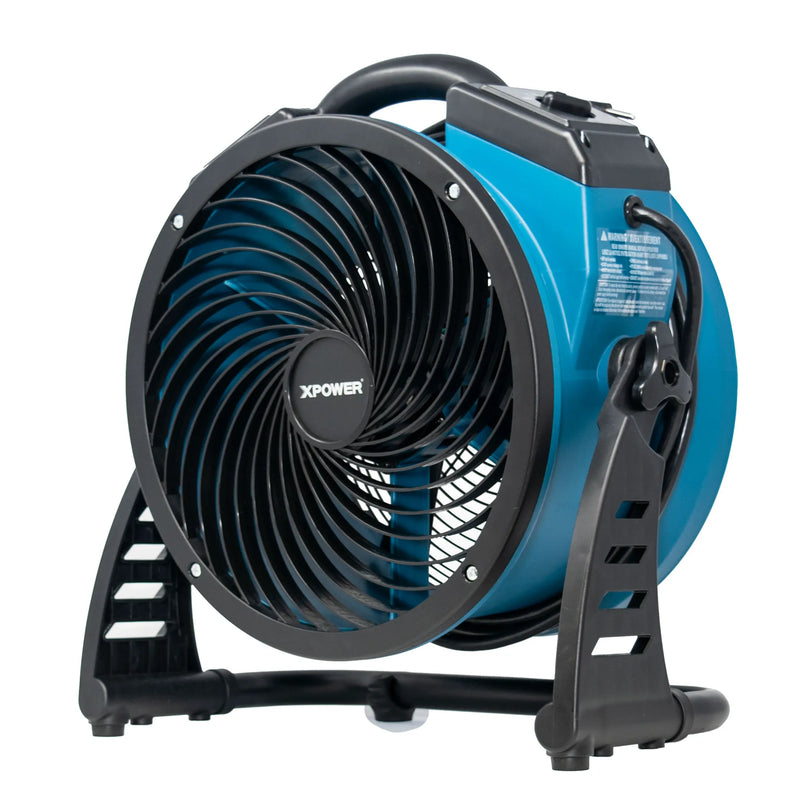 XPOWER FC-250AD Pro 13" Brushless DC Motor Air Circulator Fan with Power Outlets