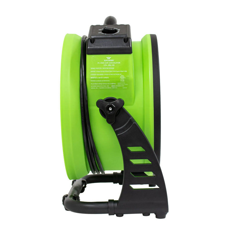 XPOWER FC-250D 13" Brushless DC Motor Air Circulator Fan with Timer