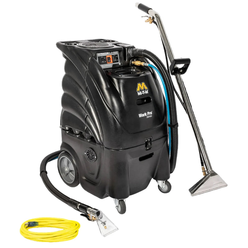 Mi-T-M FCX-12H0M Work Pro Heated Carpet Extractor – 12 Gal, 100 PSI, 182°F