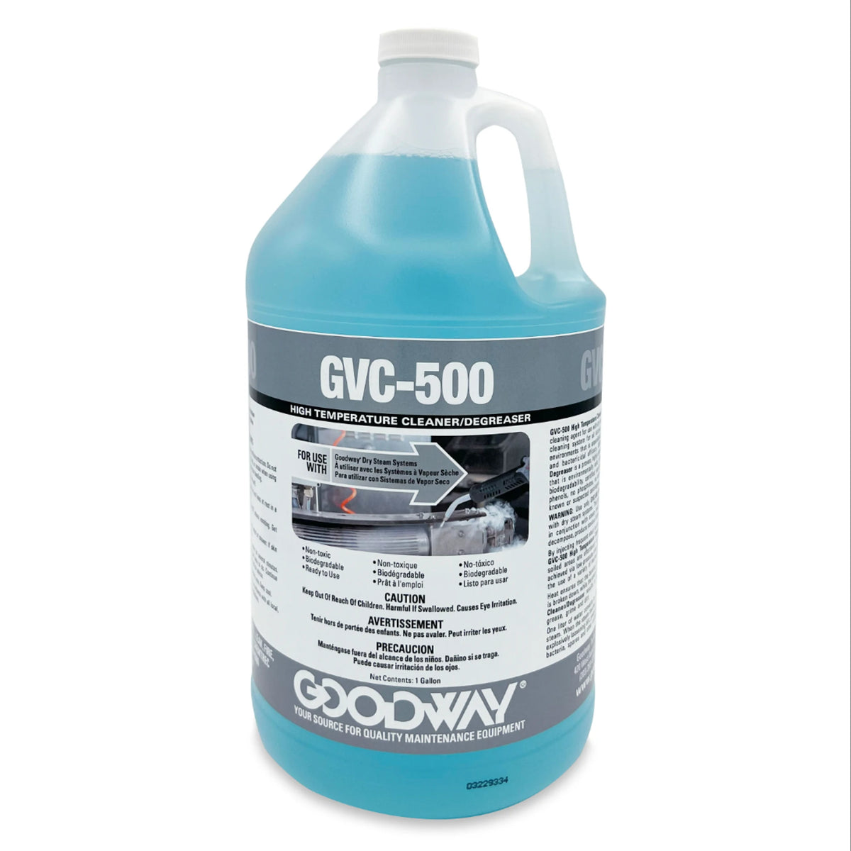 Goodway GVC-500-4 Degreaser - Four 1-Gal Bottles, Non-Toxic, Biodegradable