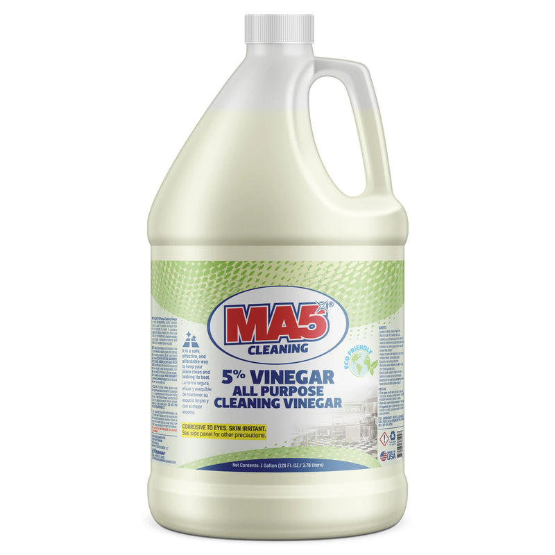 MA5X Cleaning Vinegar Multi-Surface Cleaner - 5% Acetic Acid, 1 Gallon