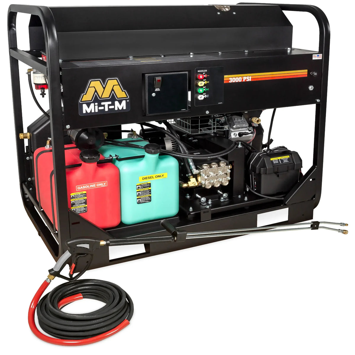 Mi-T-M HS-3005-0MGV Hot Water Pressure Washer – 3000 PSI, 4.8 GPM
