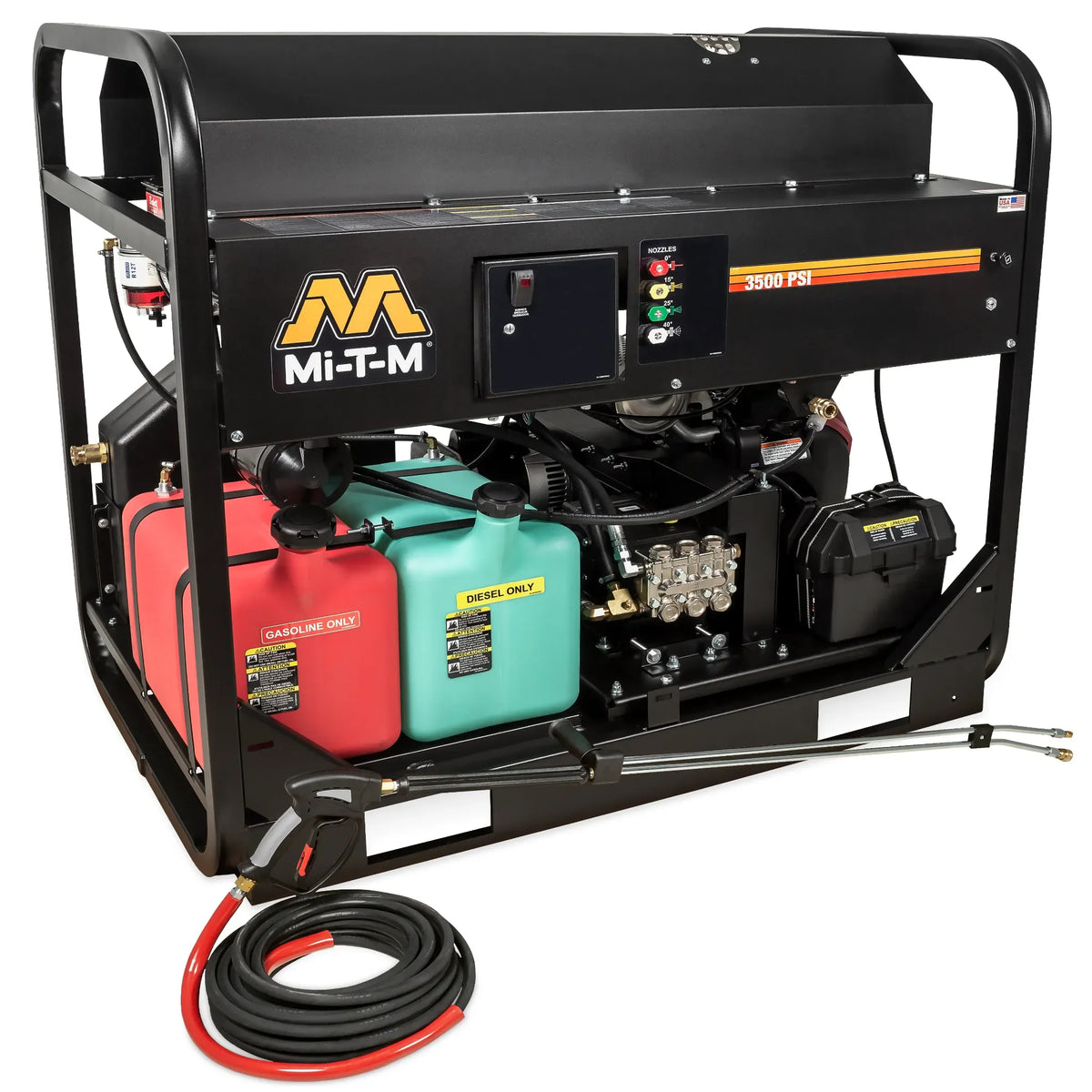 Mi-T-M HS-3505-1MGM Hot Water Pressure Washer – 3500 PSI, 4.7 GPM