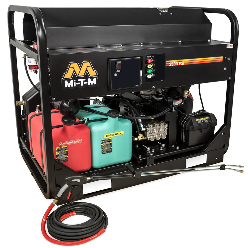 Mi-T-M HS-3505-1MGH Hot Water Pressure Washer – 3500 PSI, 4.7 GPM
