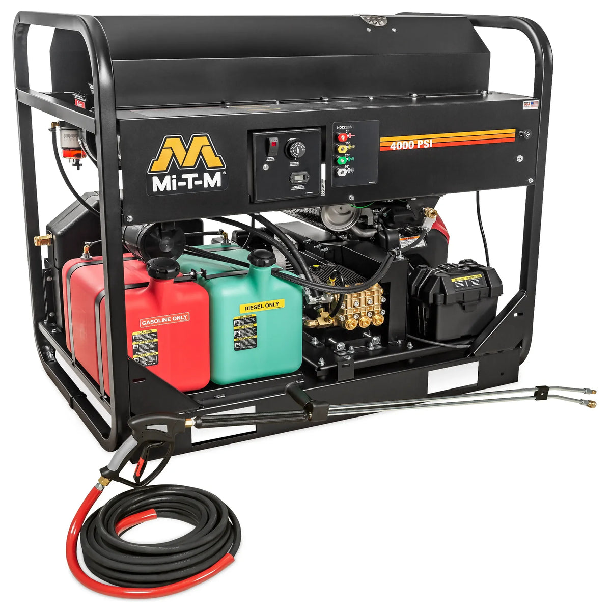 Mi-T-M HS-4004-1MAH Hot Water Pressure Washer – 4000 PSI, 4.0 GPM