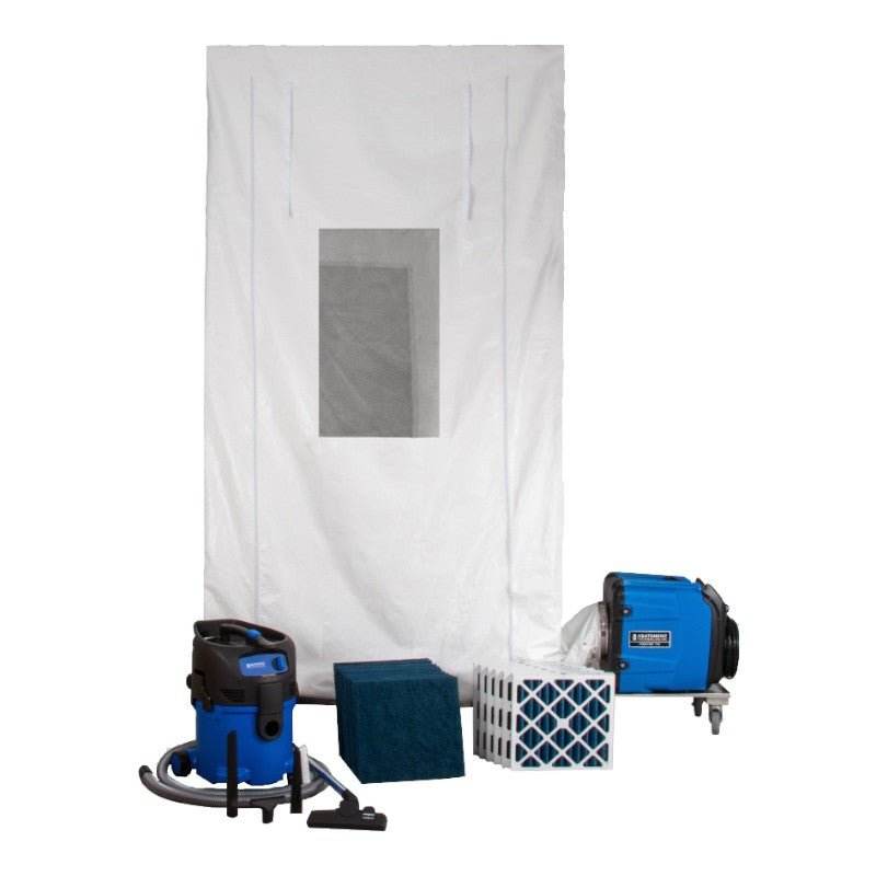 Abatement IC750MOBKC-ICRA Compliance Kit With Caddy and Air Scrubber - US Cleaning Tools