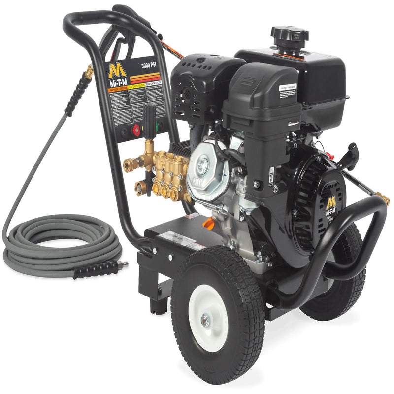 Mi-T-M JP-3003-3MMB Gasoline Pressure Washer – 3000 PSI, 3.0 GPM, OHV engine