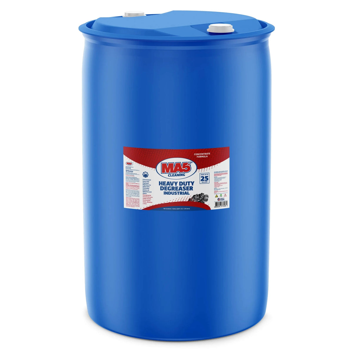 MA5X Heavy-Duty Bulk Industrial Degreaser - 55-Gallon Drum, pH 13-14