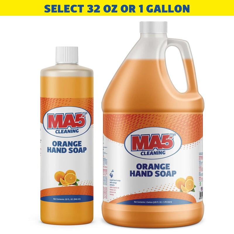 MA5X Orange Power Hand Soap - pH 8.5 - 9.5, Citrus Scent