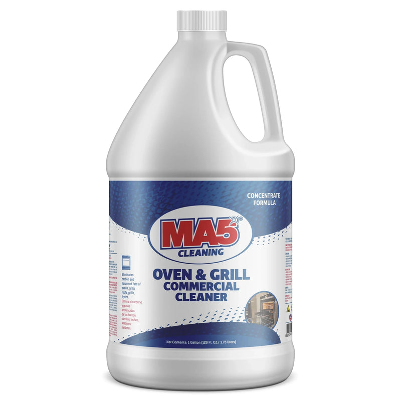 MA5X Oven and Grill Cleaner Industrial Degreaser - pH 13-14, 1 Gallon