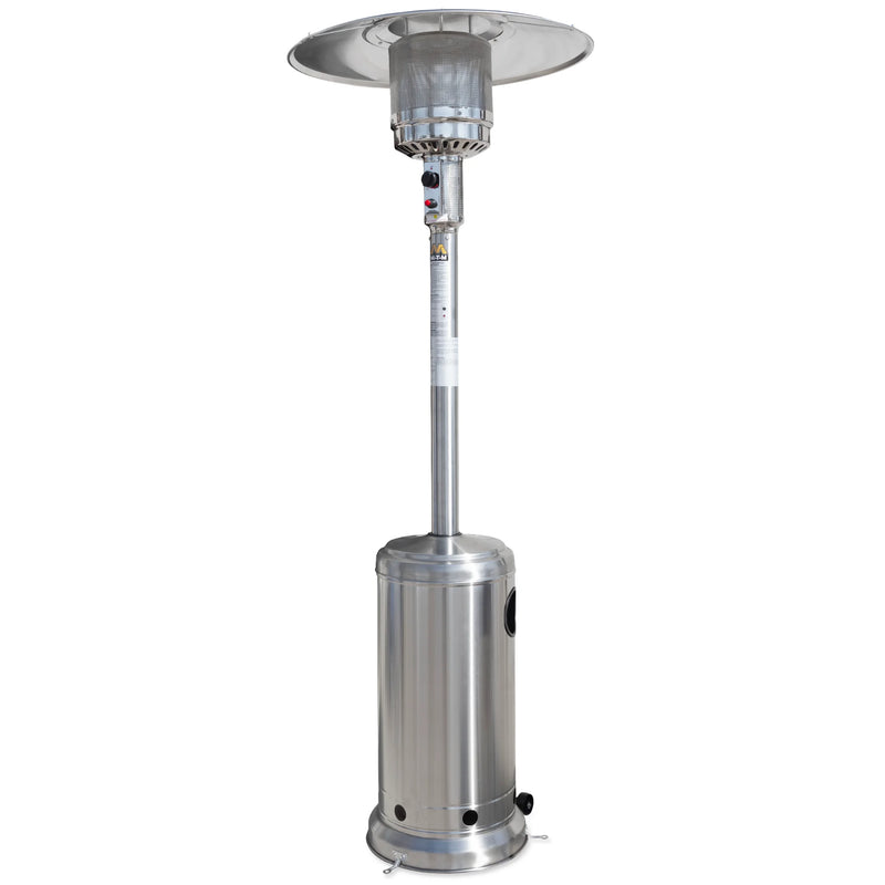 Mi-T-M MH-0042-PM11 Propane Radiant Patio Heater – 50,000 BTU, Wheel Kit