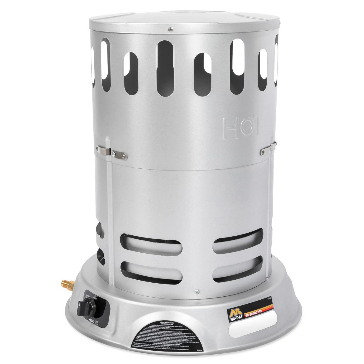 Mi-T-M MH-0080-CM11 Propane Convection Heater – 80,000 BTU, 2,000 Sq Ft, 360°