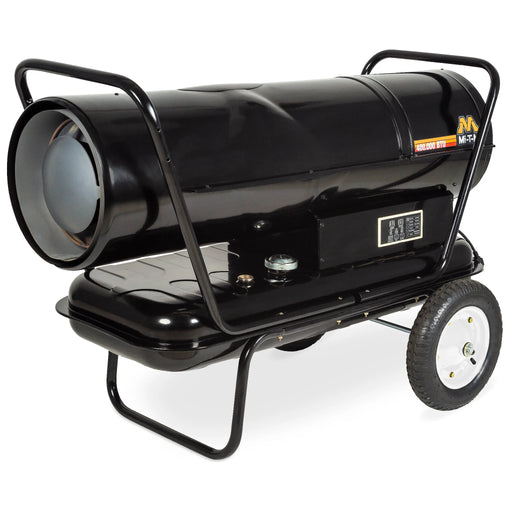 Mi-T-M MH-0400-0M11 Kerosene Forced-Air Heater – 400,000 BTU, 10,000 Sq Ft, Wheeled