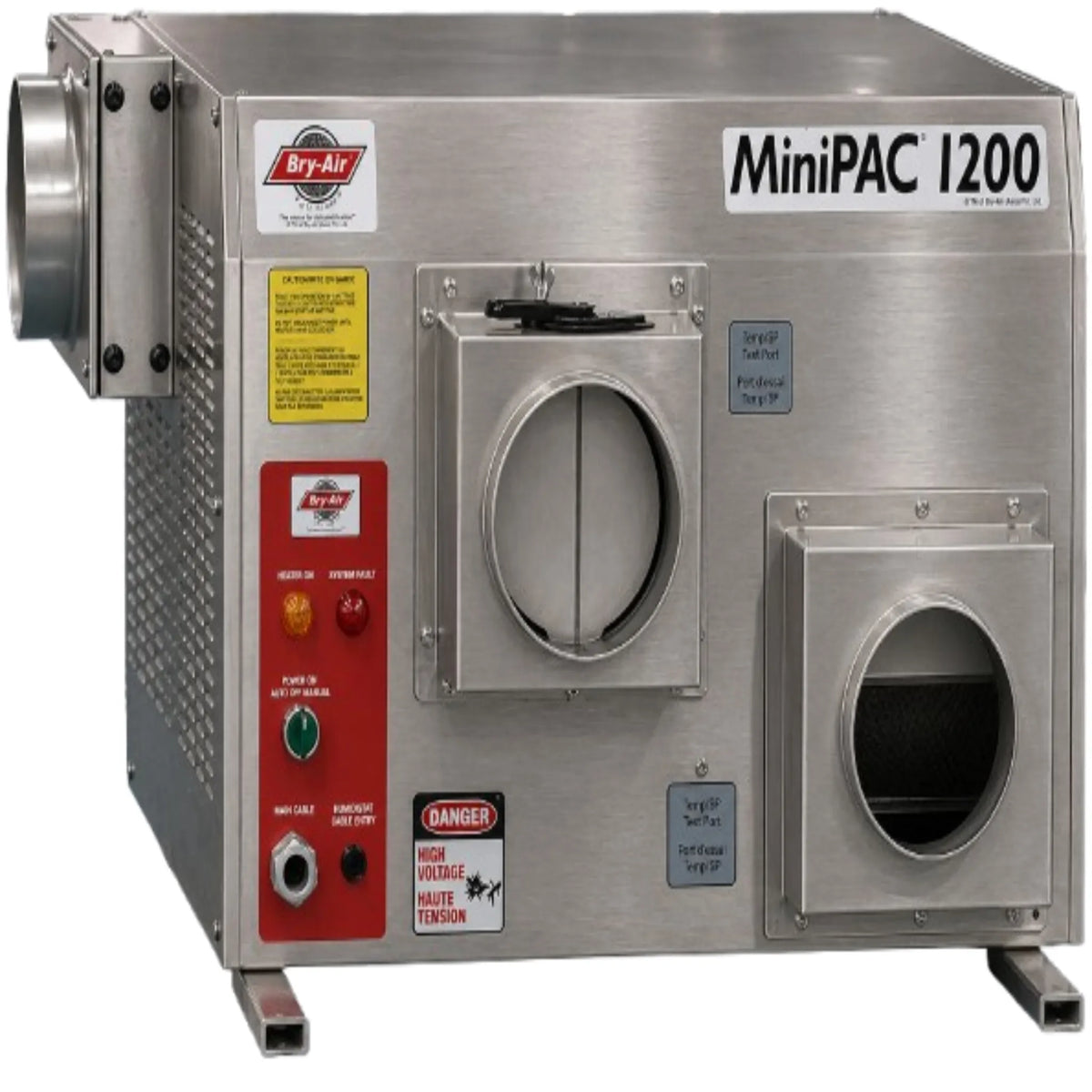 Bry-Air MiniPAC MP-1200 Desiccant Dehumidifier – Stainless Steel