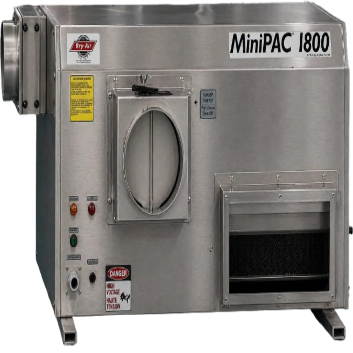 Bry-Air MiniPAC MP-1800 Desiccant Dehumidifier – Stainless Steel