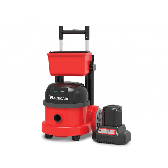 NaceCare NBV 290NX Battery Canister Vacuum with Combo Floor Tool Kit – AST2