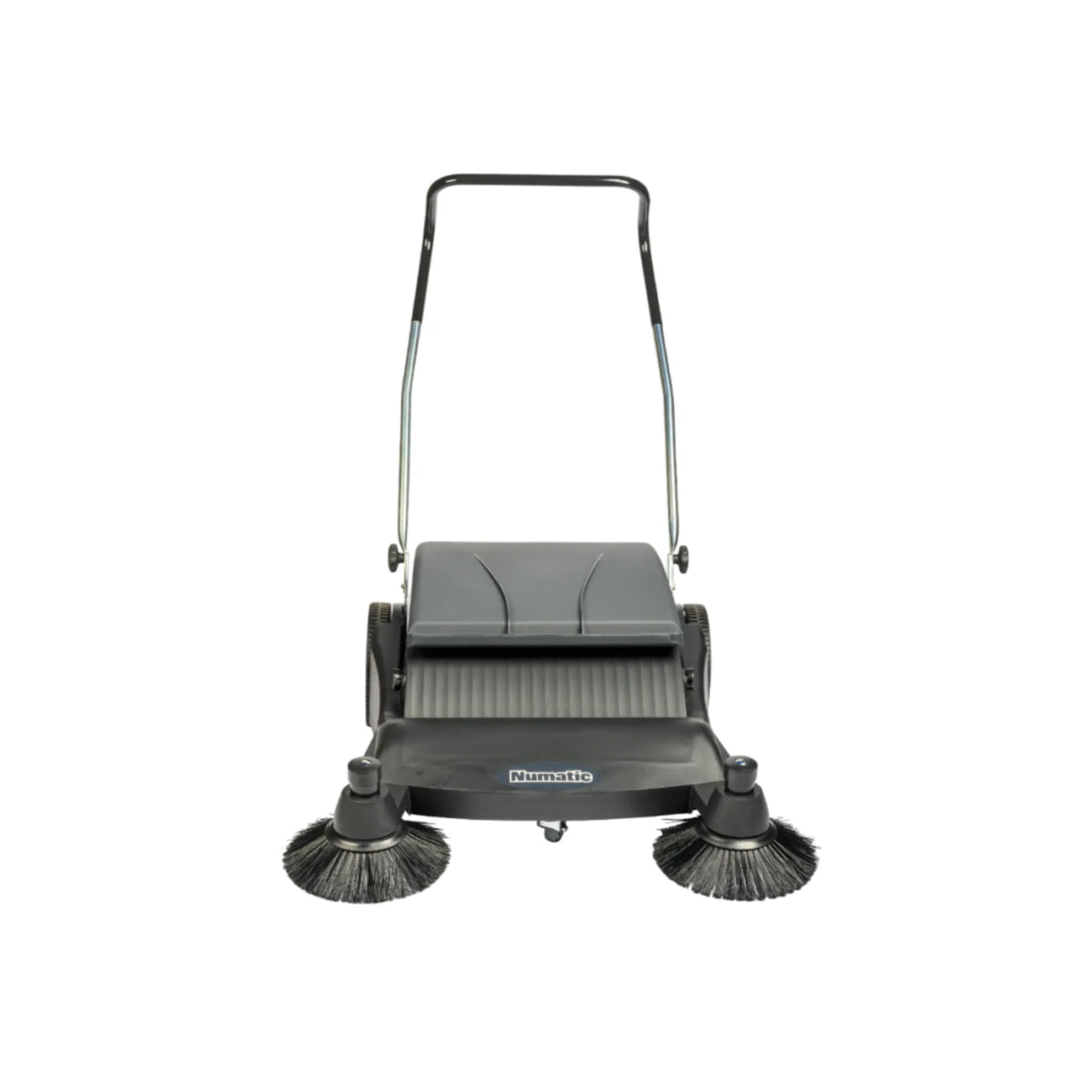 NaceCare 26" Manual Walk-Behind Sweeper 114772 – 10.5 Gal, Dual Side Brooms