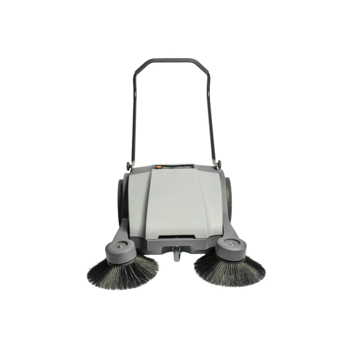 NaceCare 114771 32" Manual Walk-Behind Sweeper – 10-Gal Hopper, Dual Brooms