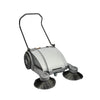 NaceCare 32″ Manual Walk-Behind Sweeper with Dual Side Brooms + Manual Vacuum - 114771