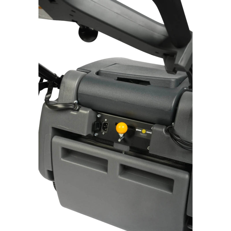 NaceCare 36″ Battery Sweeper – Traction Drive + Vacuum System + Dual Side Brooms - US Cleaning Tools