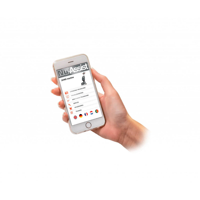 NaceCare 18″ Ultra Compact Scrubber – 1 NX1K Battery + NyloScrub Brush - US Cleaning Tools