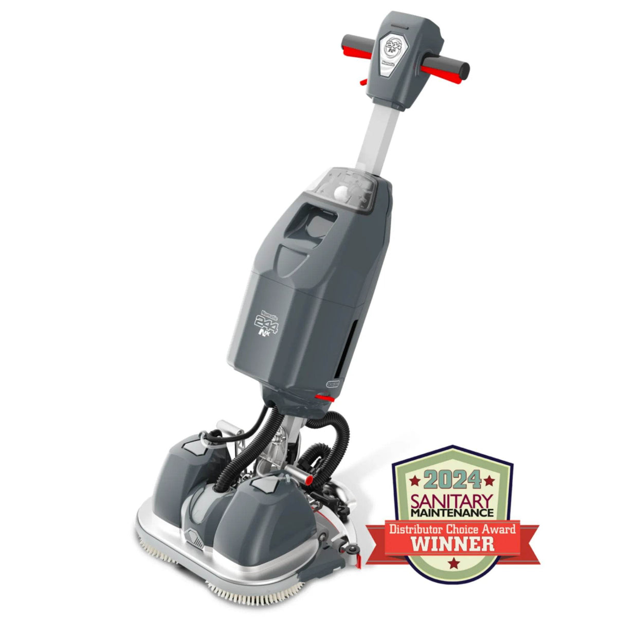 NaceCare NUC 244NX Compact Floor Scrubber – 18" Path, 80 Min Runtime