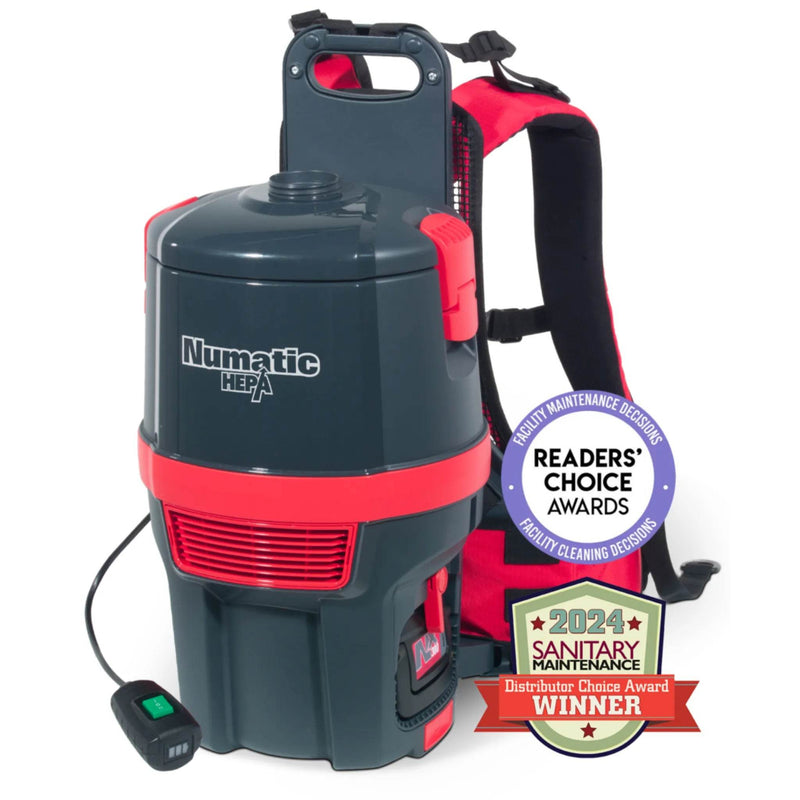 NaceCare HEPA Battery Backpack Vacuum RBV 150NXH with Floor Tool Kit - K-913148-C - Efficient Cleaning