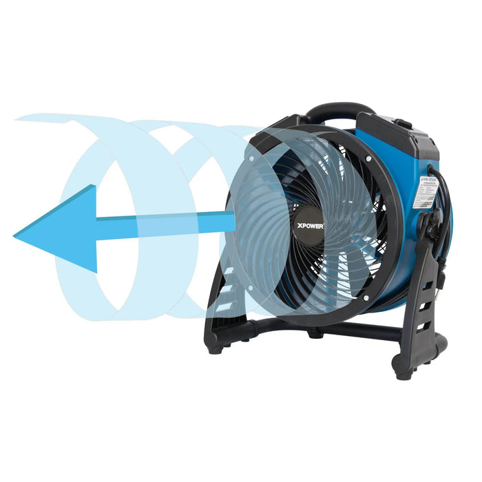 XPOWER P-21AR Industrial Axial Air Mover - US Cleaning Tools