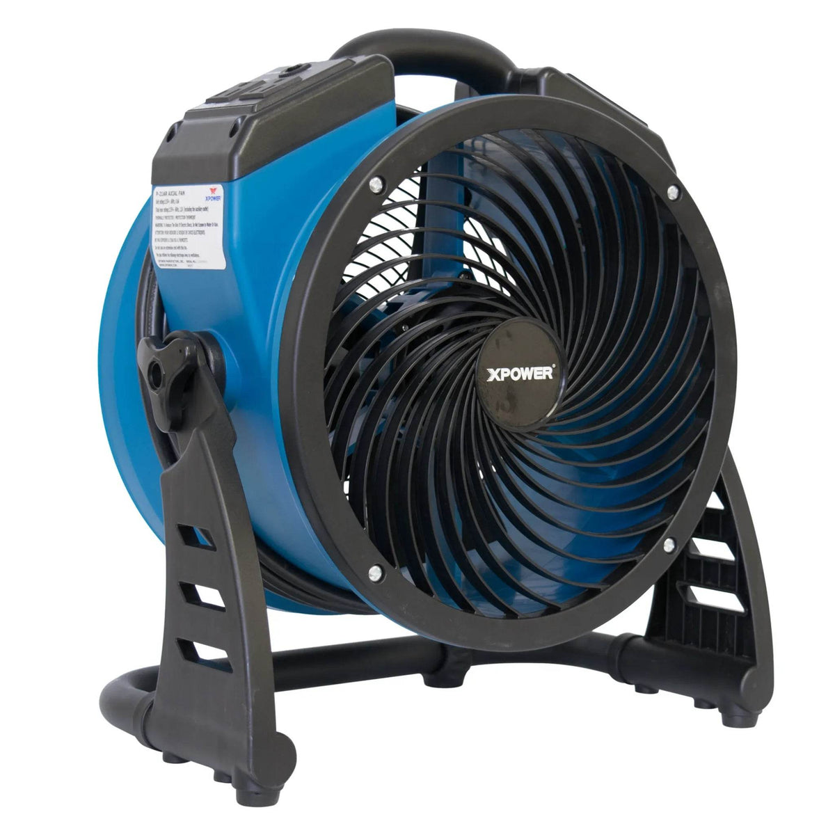 XPOWER P-21AR Industrial Axial Air Mover - Water Damage Restoration – 1100 CFM, 1650 RPM