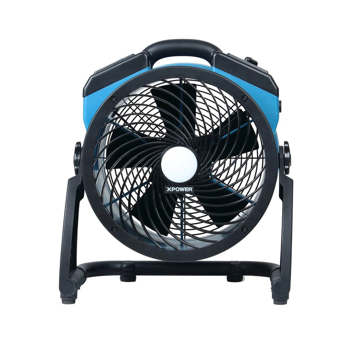 XPOWER P-21L Industrial Axial Air Mover with LED Spotlight - US Cleaning Tools