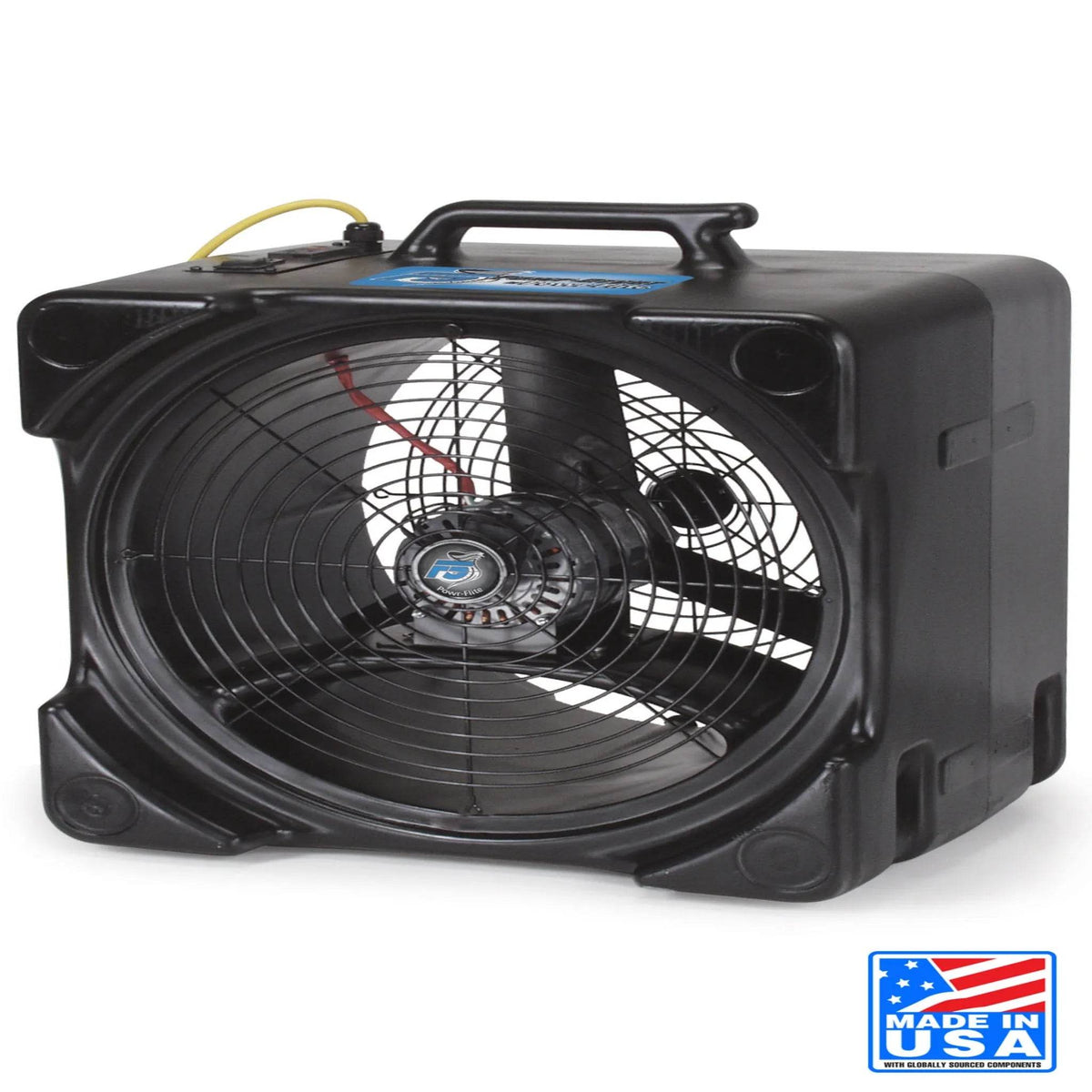 Powr-Flite PDF5 Axial Air Mover – 3000 CFM, 2-Speed, Stackable