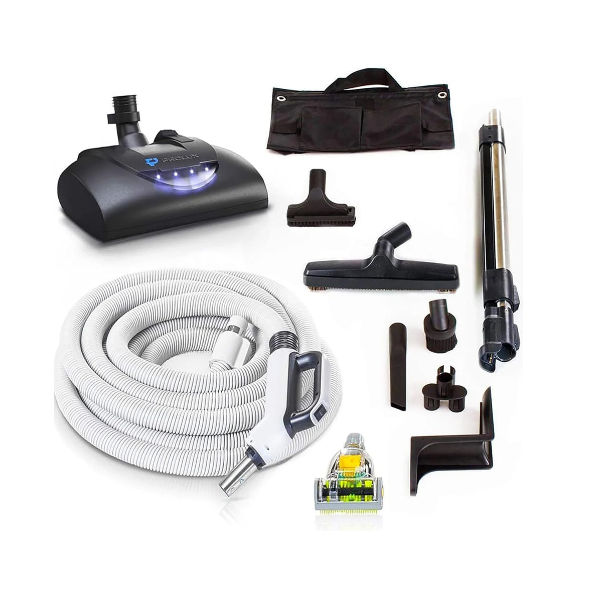 Prolux 35 ft Central Vacuum Hose Kit with North American Power Nozzle