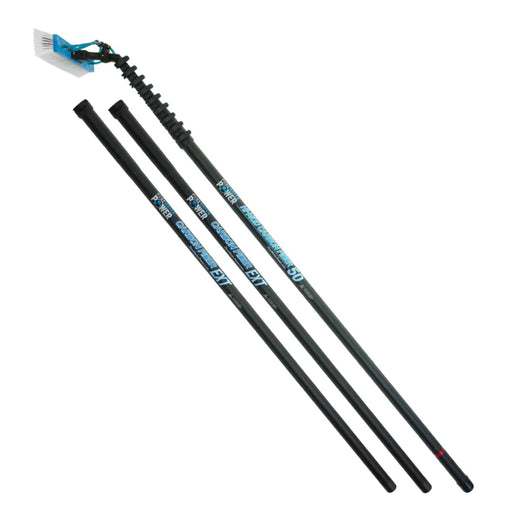 Pure Water Power High Mod Carbon Fiber Water Fed Pole - 60 Foot