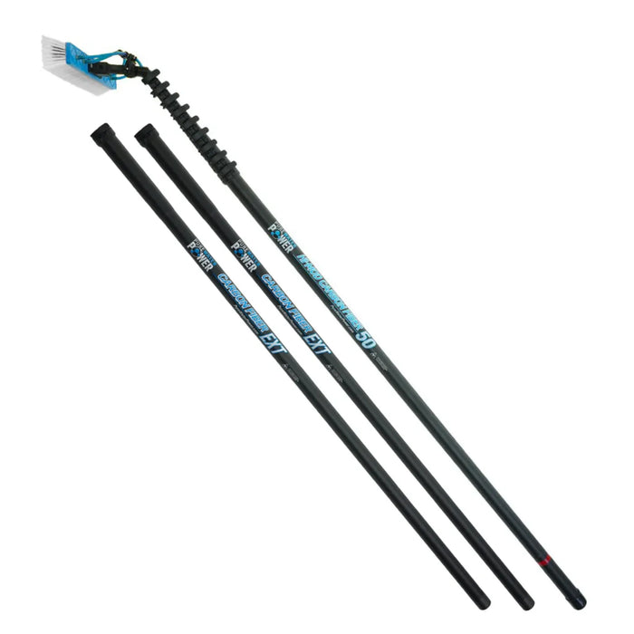 Pure Water Power High Mod Carbon Fiber Water Fed Pole - 60 Foot